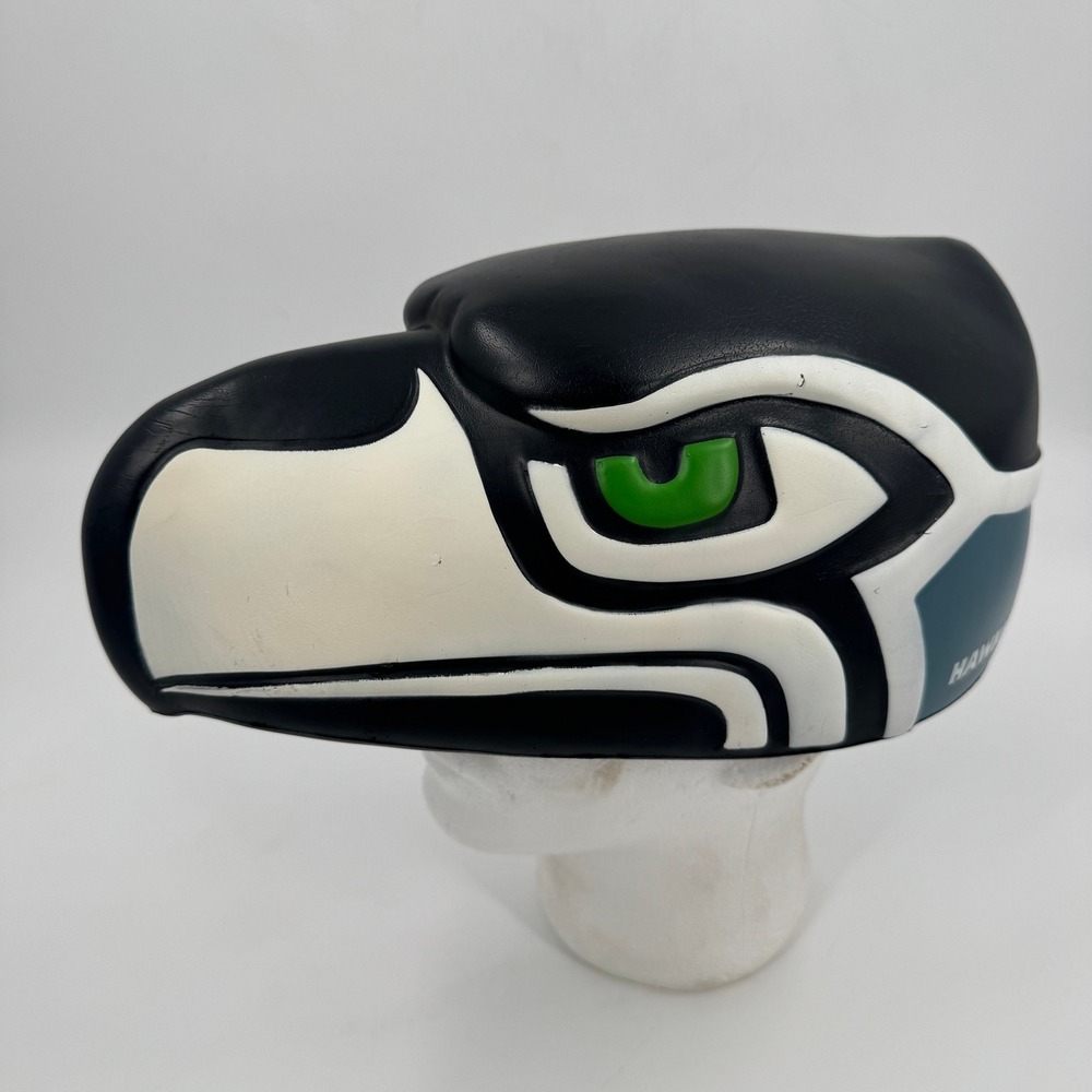Foamheads Seattle Seahawks Hawkhead Hat Adult OSFM Blue Green NFL Fan Gear